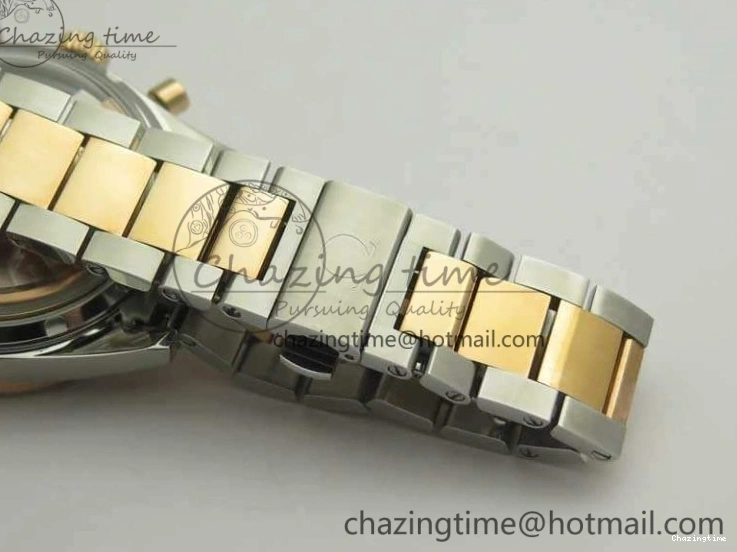 0327 Thermal Speedmaster ’57 Co-Axial SS RG OMF 1:1 Best Edition White Dial On SS RG Bracelet A9300 (Free Leather Strap) 8074